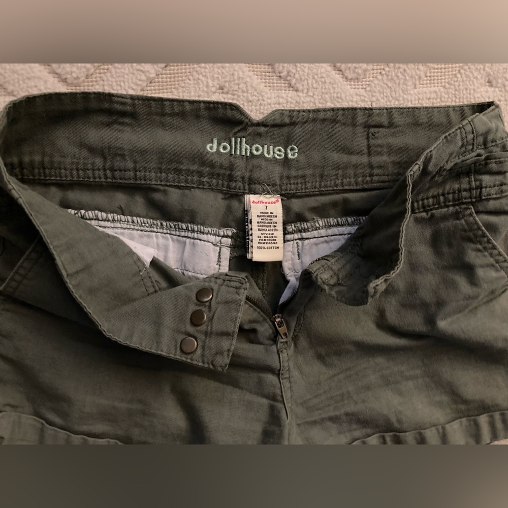 Women’s olive green shorts